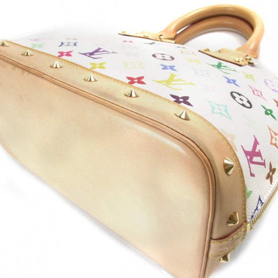 Louis Vuitton Monogram Multicolor Alma White 5 of 9
