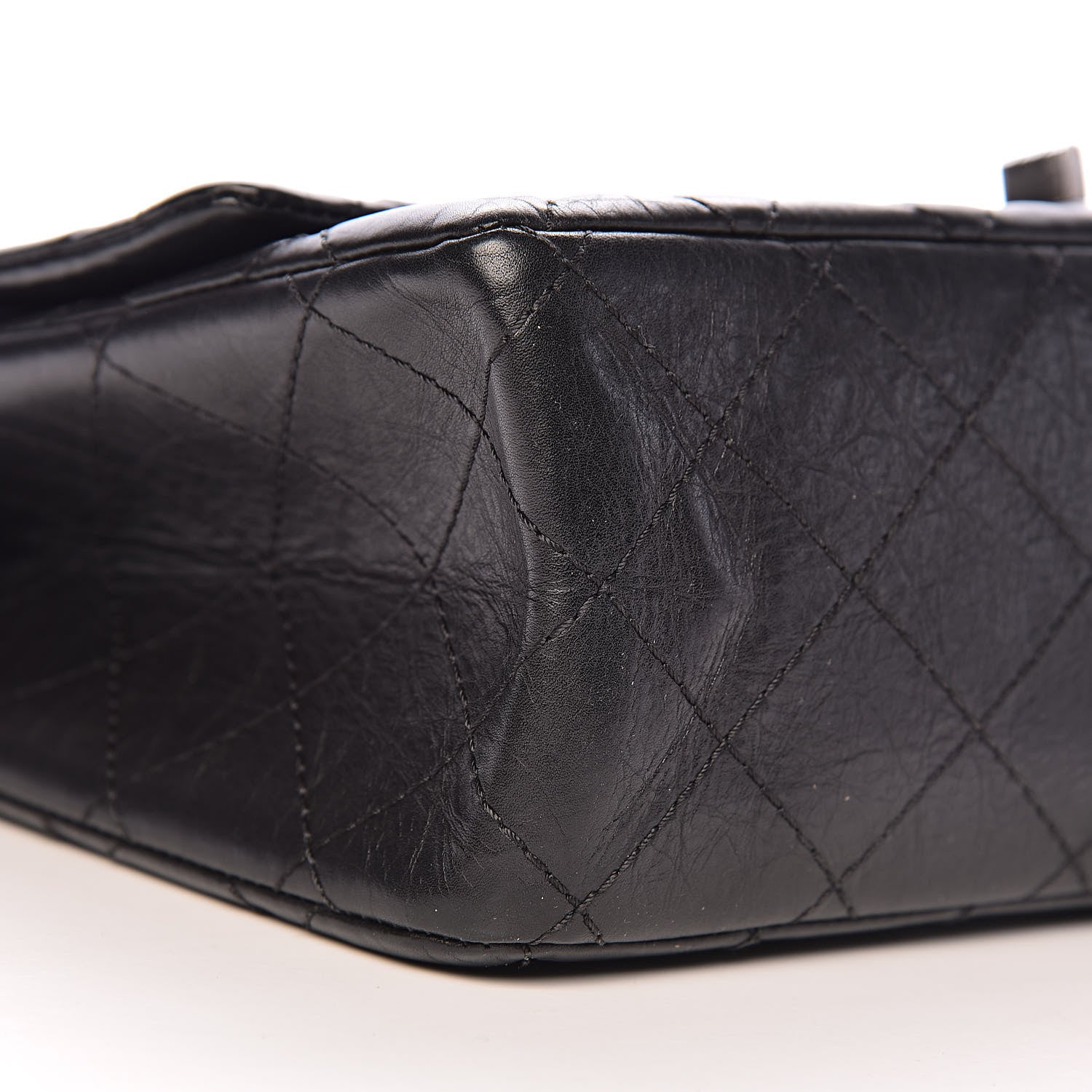 Chanel Aged Calfskin Quilted 2.55 Reissue 226 Flap Black 12 of 14