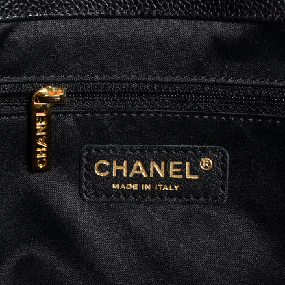 Chanel Caviar XL Grand Shopping Tote GST Black 7 of 8