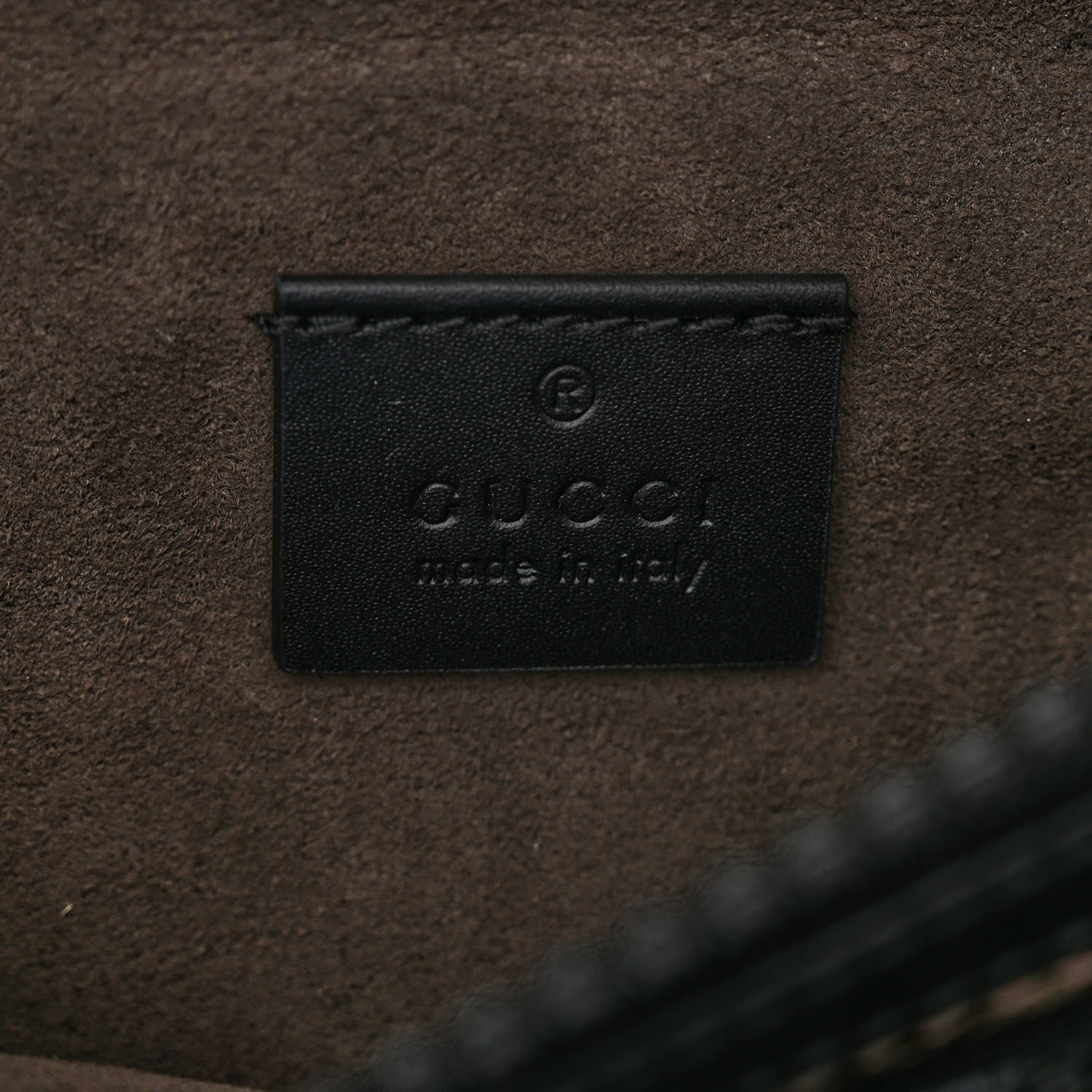 Gucci GG Supreme Monogram Belt Bag Black 7 of 11