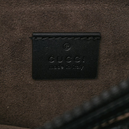 Gucci GG Supreme Monogram Belt Bag Black 7 of 11
