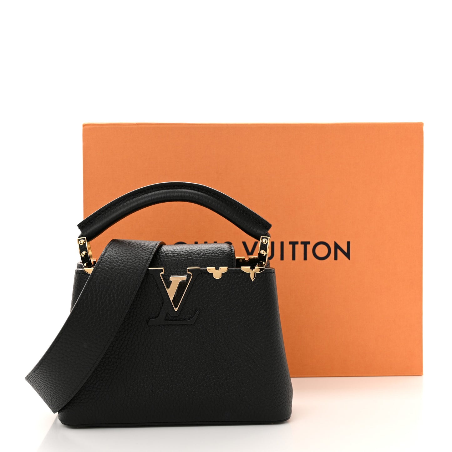 Taurillon Embellished Flower Crown Capucines Mini Black