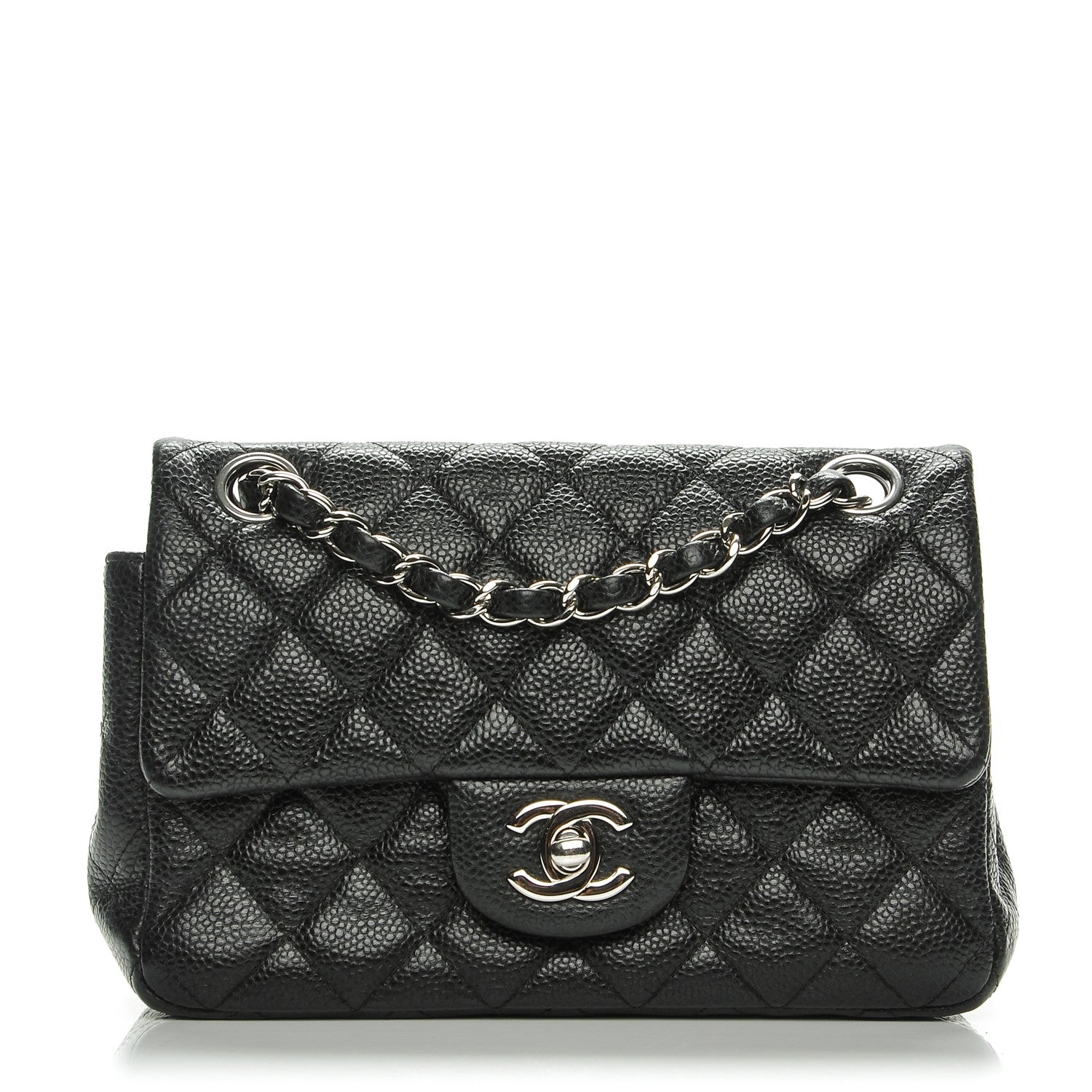 Chanel Caviar Quilted Mini Rectangular Flap Black 1 of 8