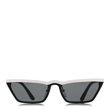 Prada Catwalk Sunglasses SPR 19U Black White 2 of 6