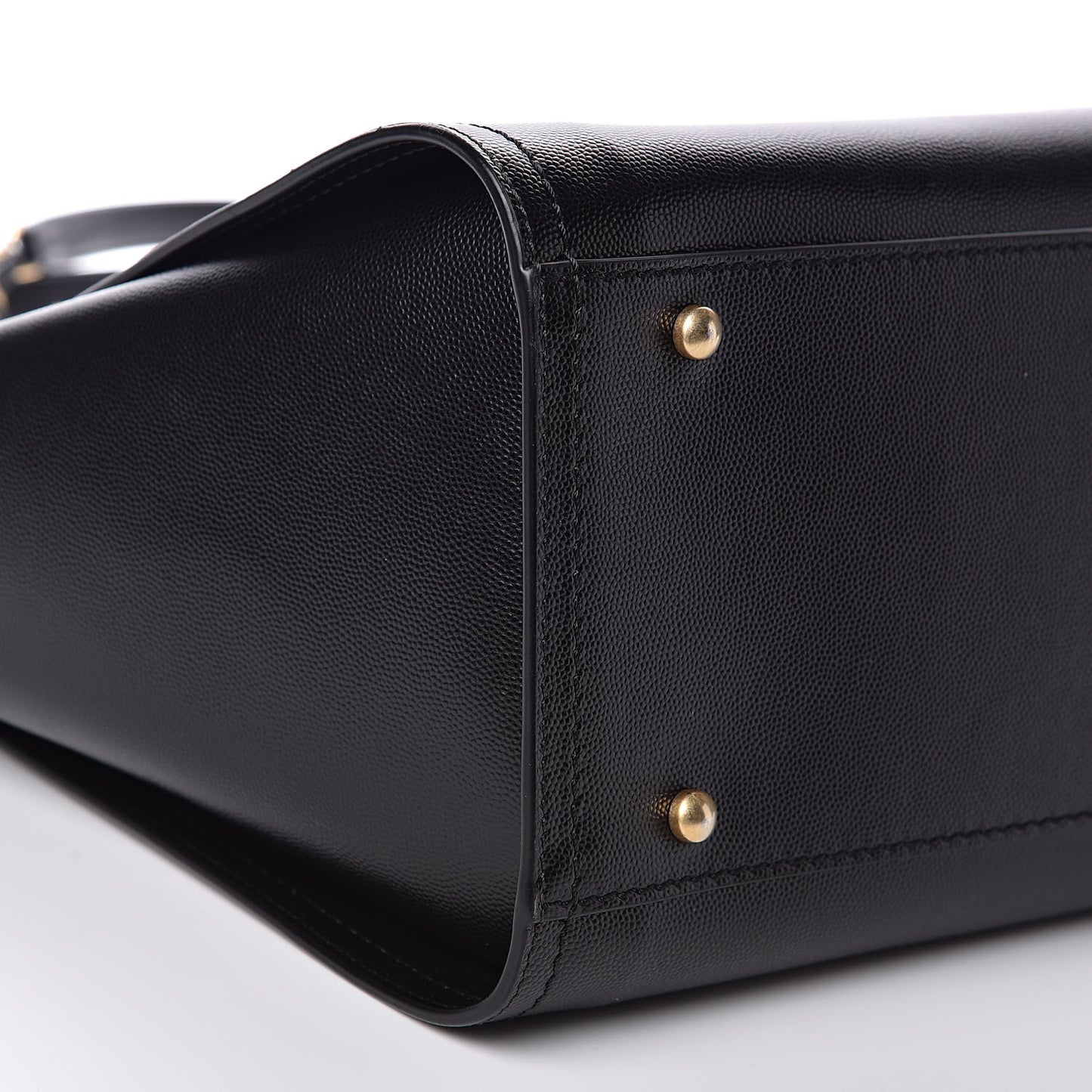 Caviar Small Studded Deauville Tote Black