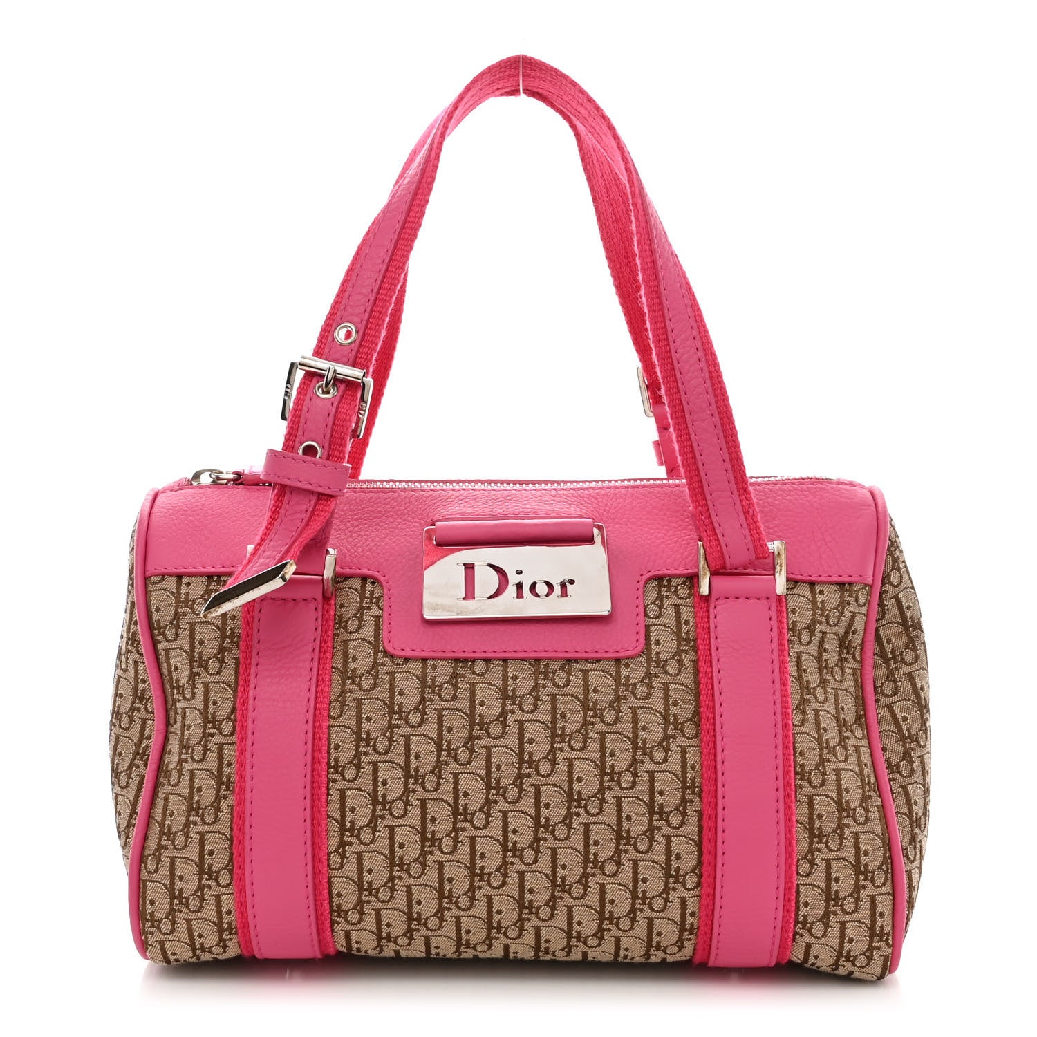 Christian Dior Monogram Street Chic Boston Pink Beige 1 of 11