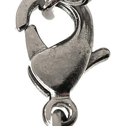 Chanel Ruthenium Crystal Chain CC Lucky Charms Choker Silver 5 of 5