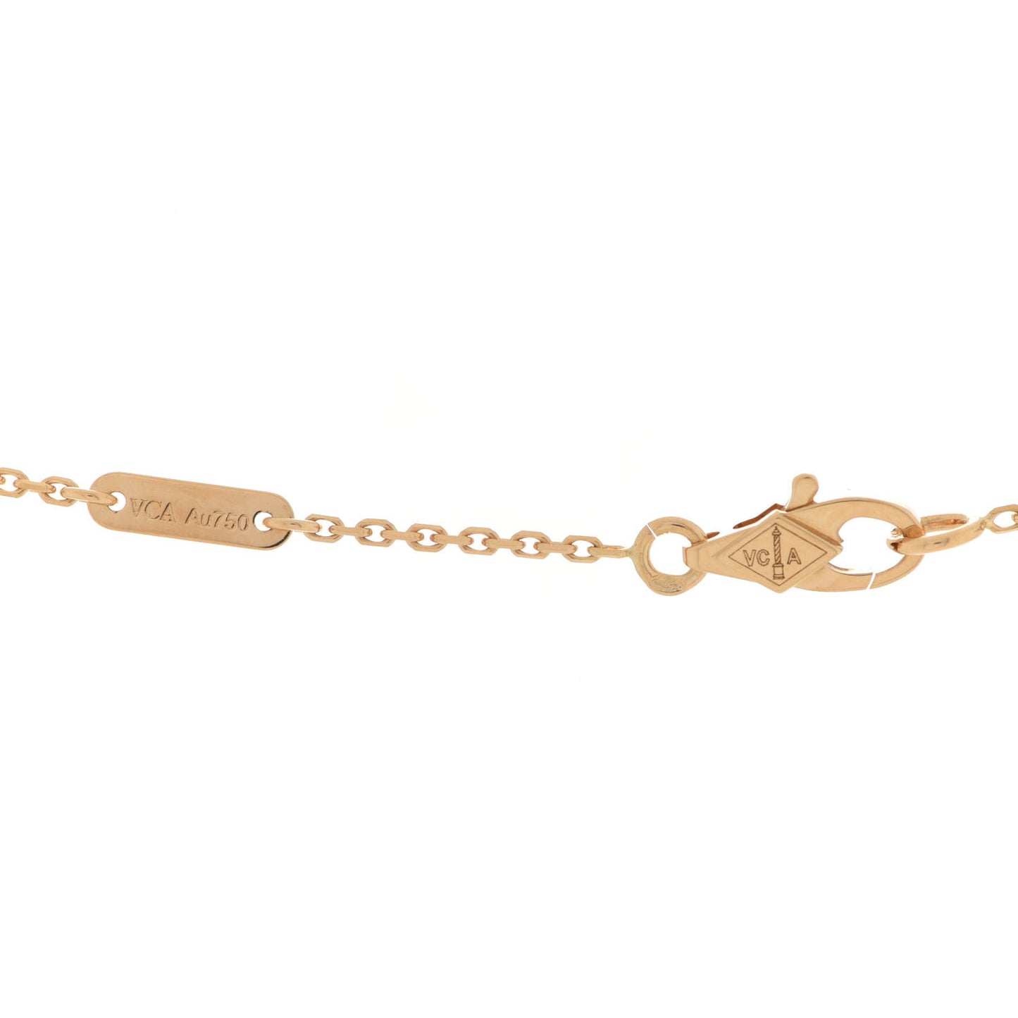 18K Yellow Gold Diamond Mini Frivole Pendant Pave Necklace