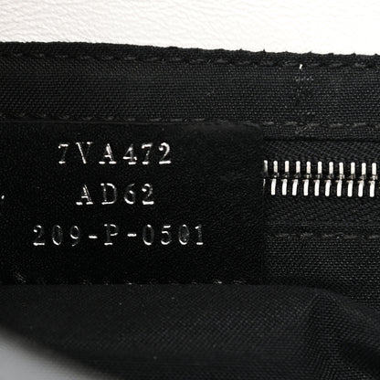 Fendi X JOSHUA VIDES Nappa FF Embossed Mini Belt Baguette Bag White Black 7 of 12