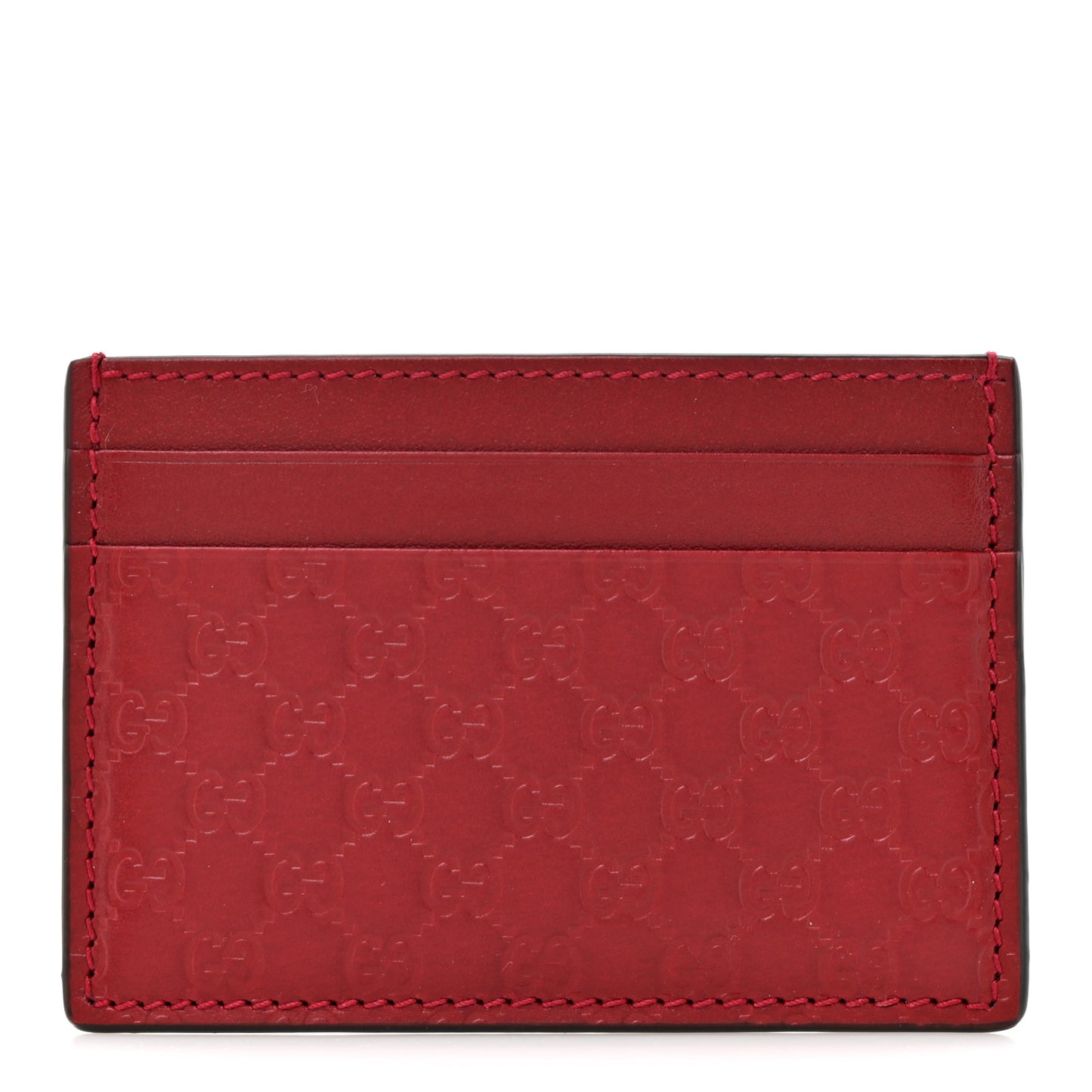 Microguccissima Card Holder Red