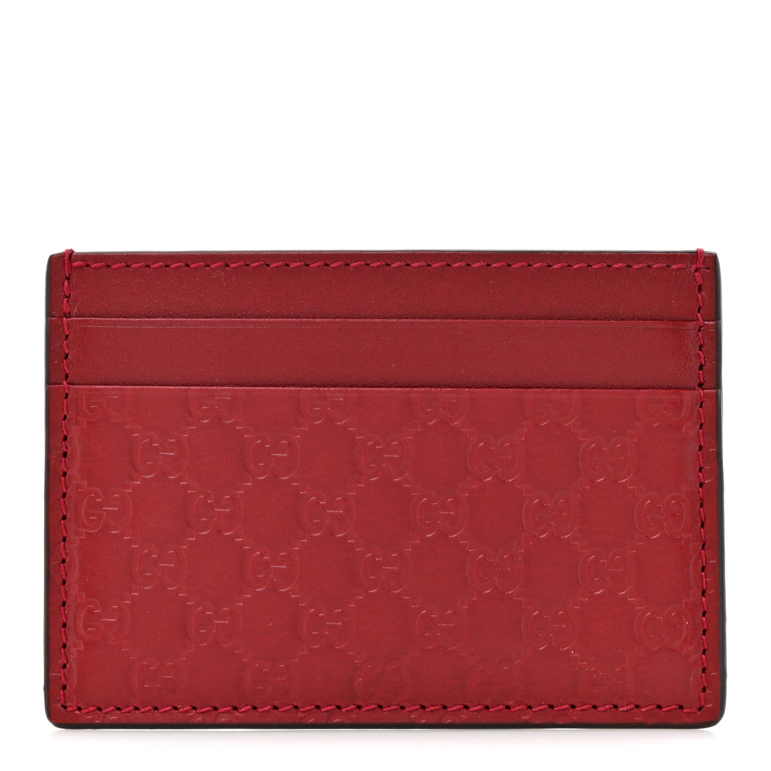 Gucci Microguccissima Card Holder Red 1 of 7