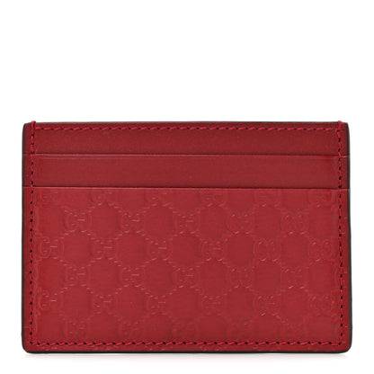 Gucci Microguccissima Card Holder Red 1 of 7