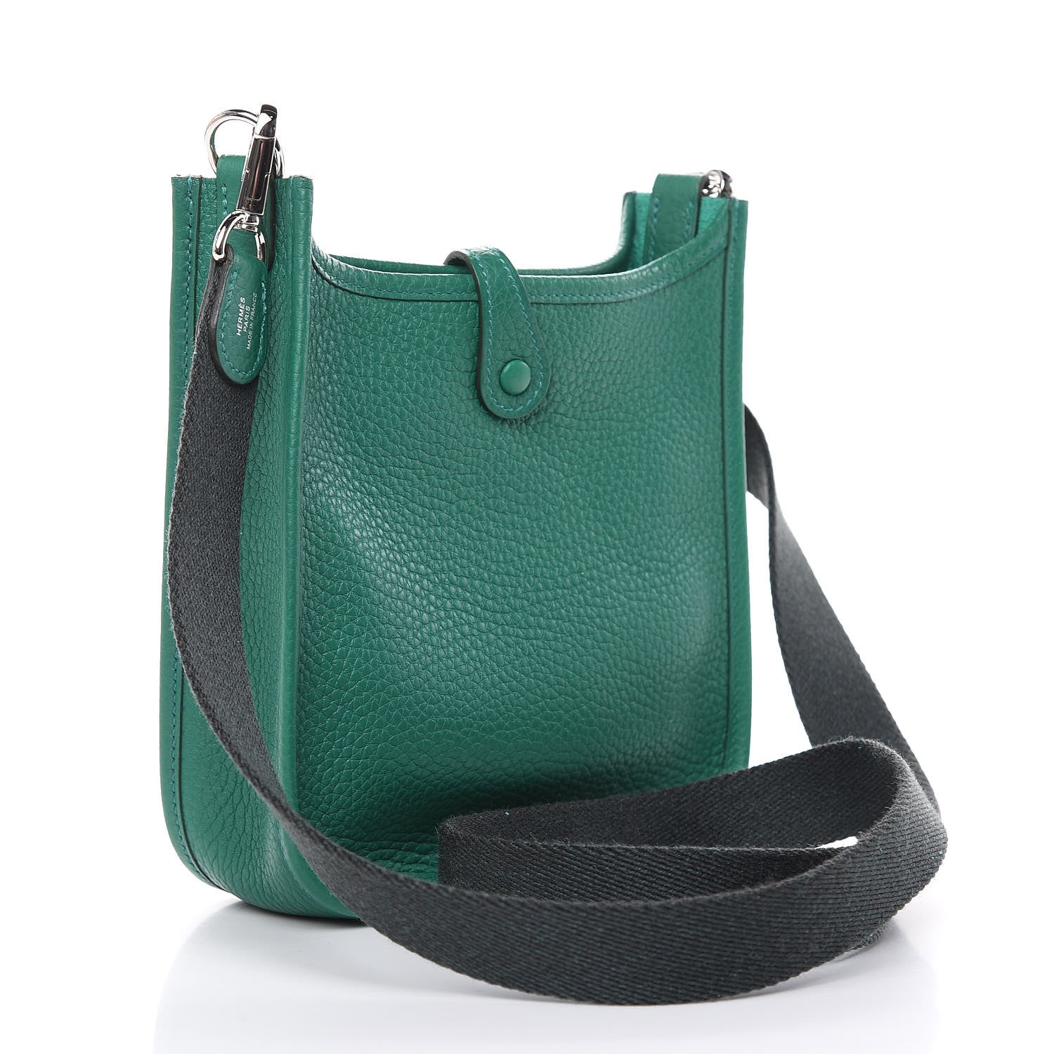 Hermes Taurillon Clemence Amazone Evelyne TPM Vert Vertigo 3 of 11