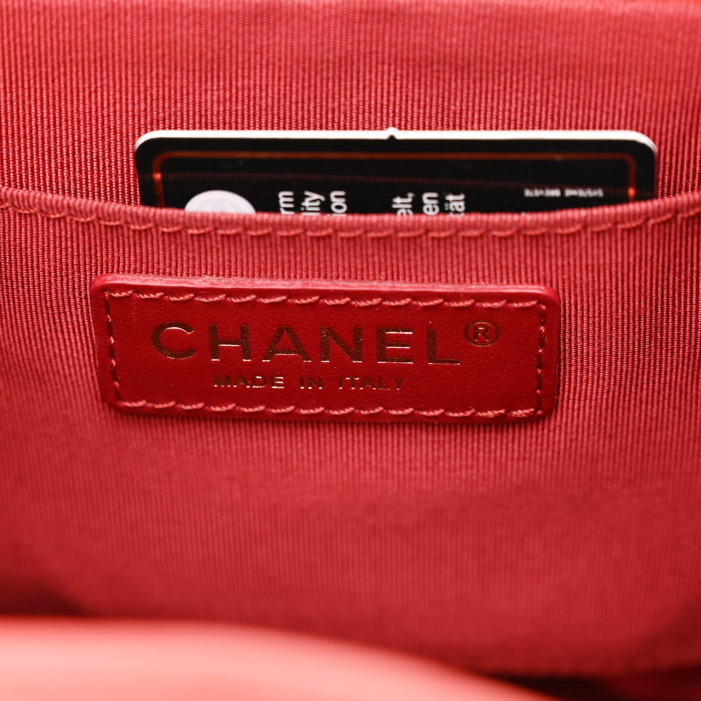 Calfskin Stitched Chain Bucket Bag Coral