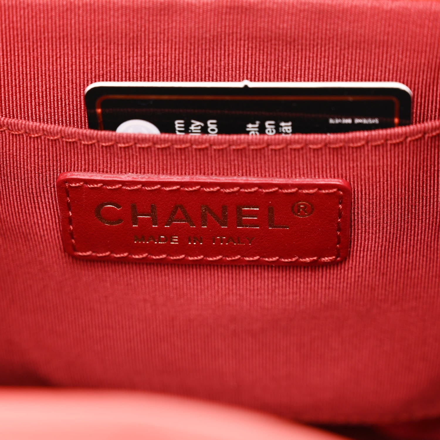 Chanel Calfskin Stitched Chain Bucket Bag Coral 6 of 10