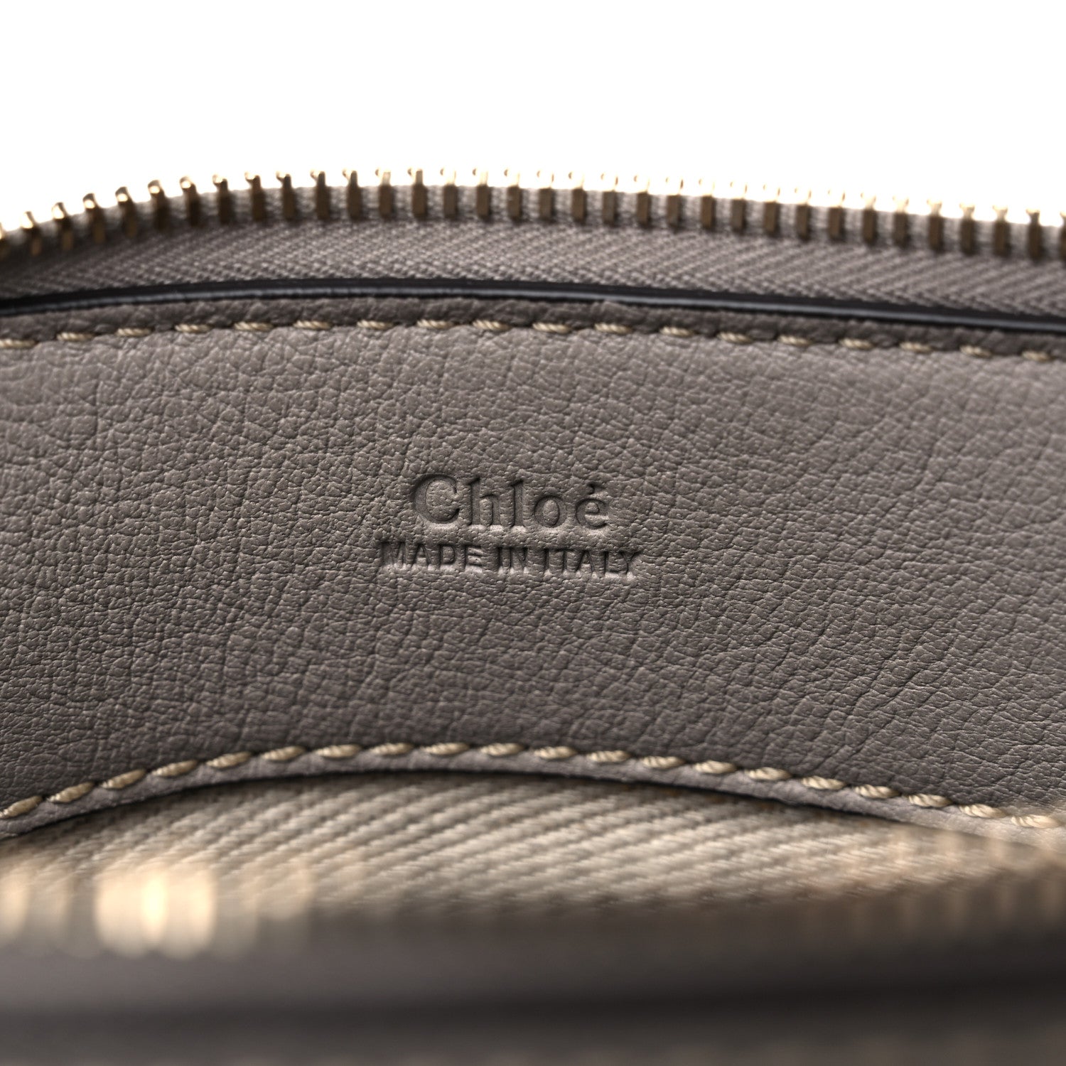 Chloe Buffalo Mini Edith Bag Cashmere Grey 6 of 15