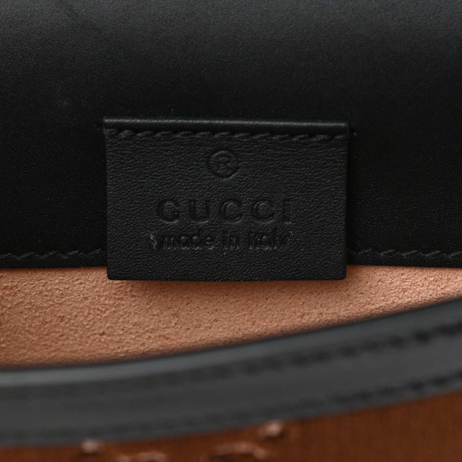 Gucci Velvet GG Monogram Super Mini Sylvie Chain Shoulder Bag Brown 6 of 10