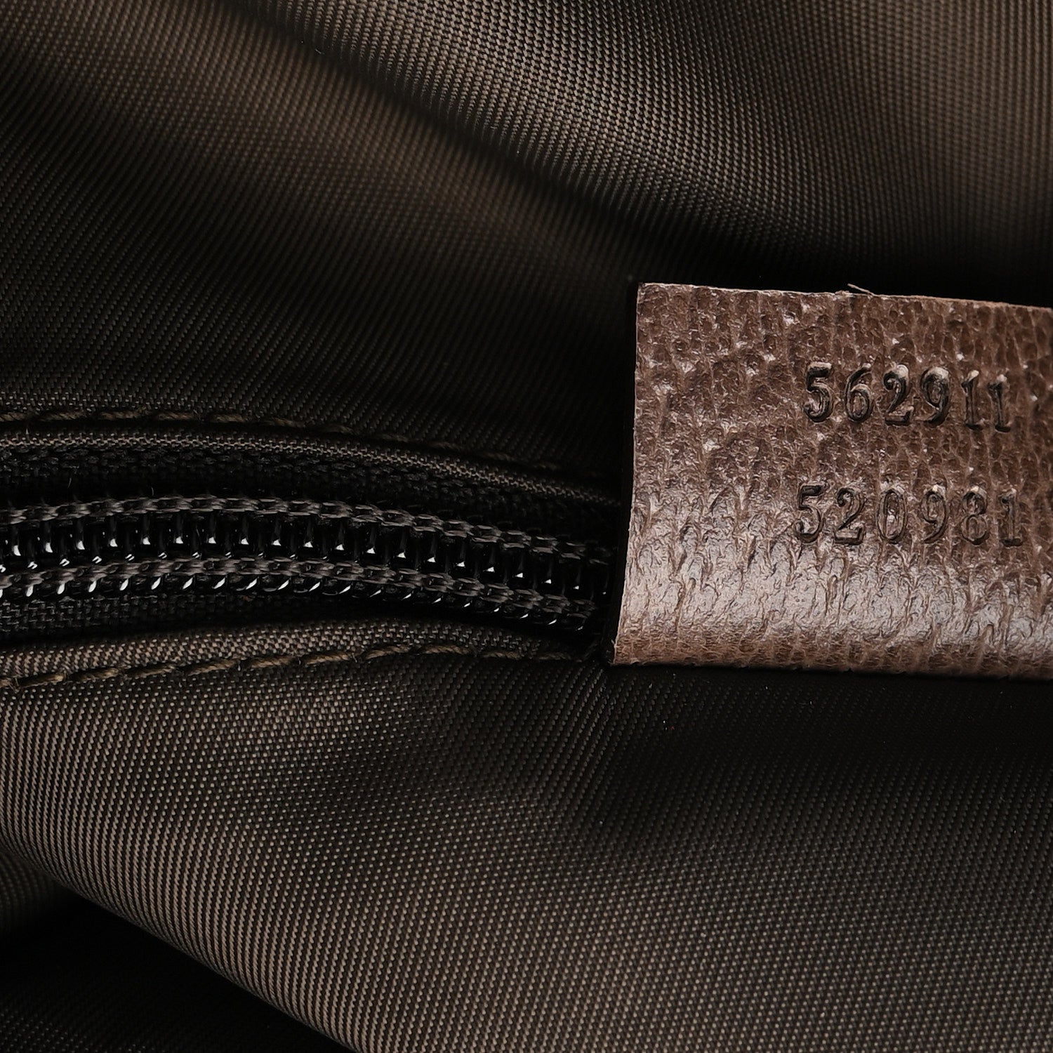 Gucci Monogram Script Logo Large Double Pocket Backpack Beige Ebony Multicolor 7 of 13