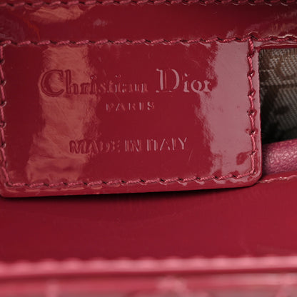 Christian Dior Patent Cannage Medium Lady Dior Dark Pink 6 of 13