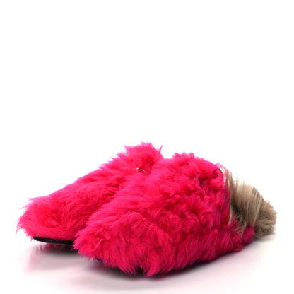 Gucci Merino Wool Womens Princetown Slippers 41 Raspberry Lipstick Natural 2 of 9