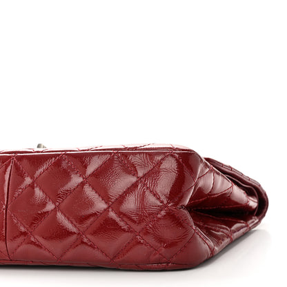 Chanel Distressed Patent 2.55 Reissue 227 Flap Raspberry Red 10 of 11
