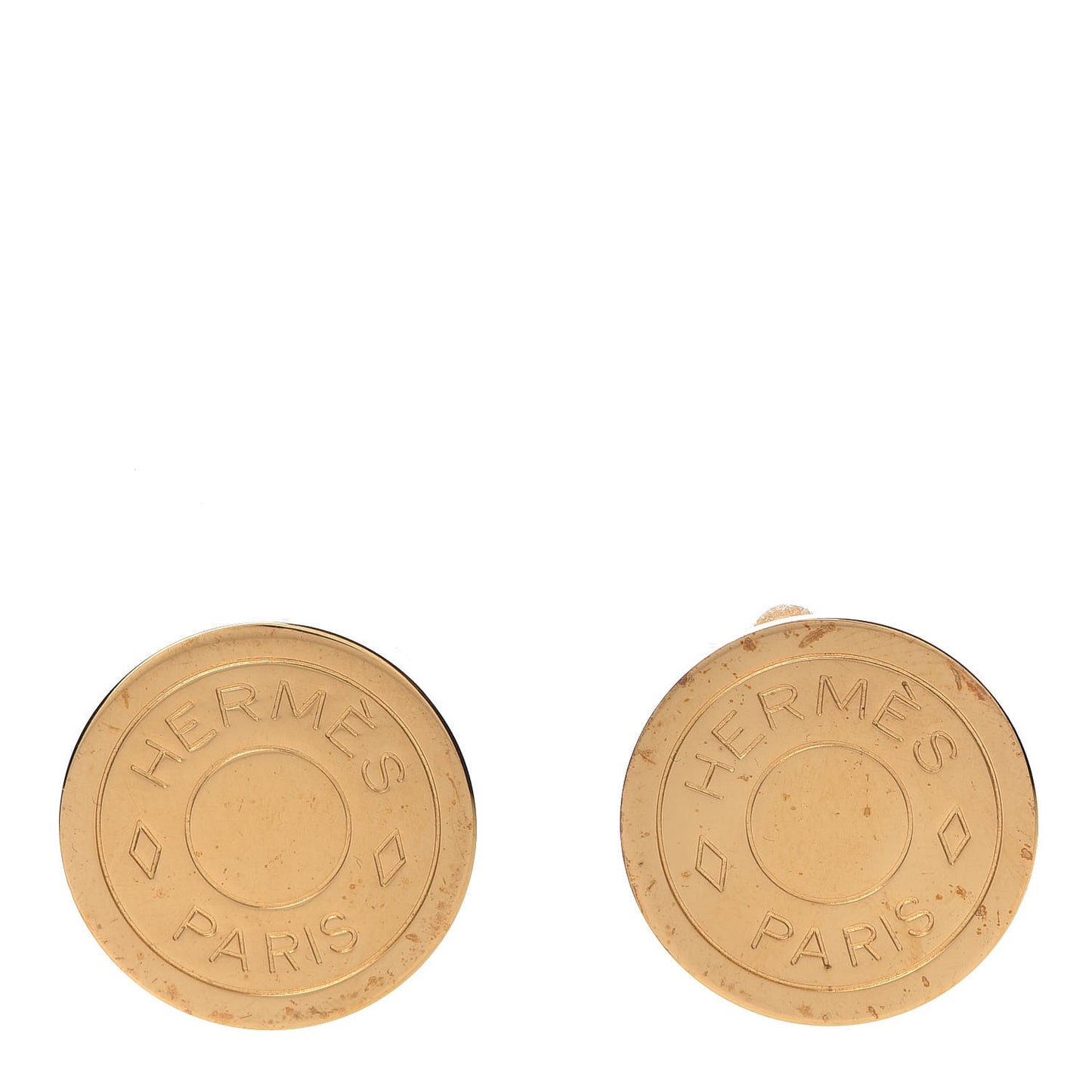 Clou De Selle Clip On Earrings Gold