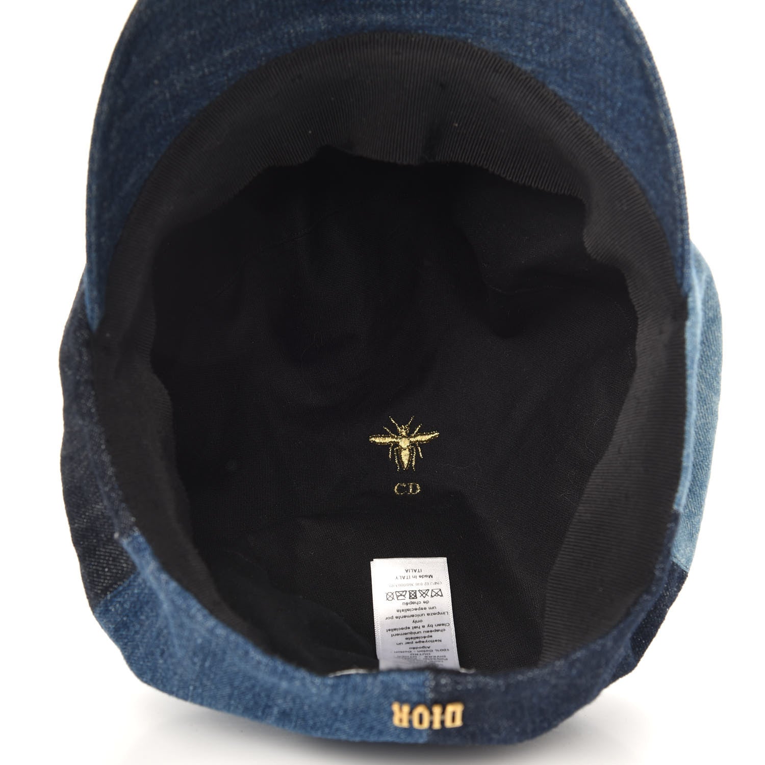 Christian Dior Denim Cap Hat 58 Blue 4 of 5