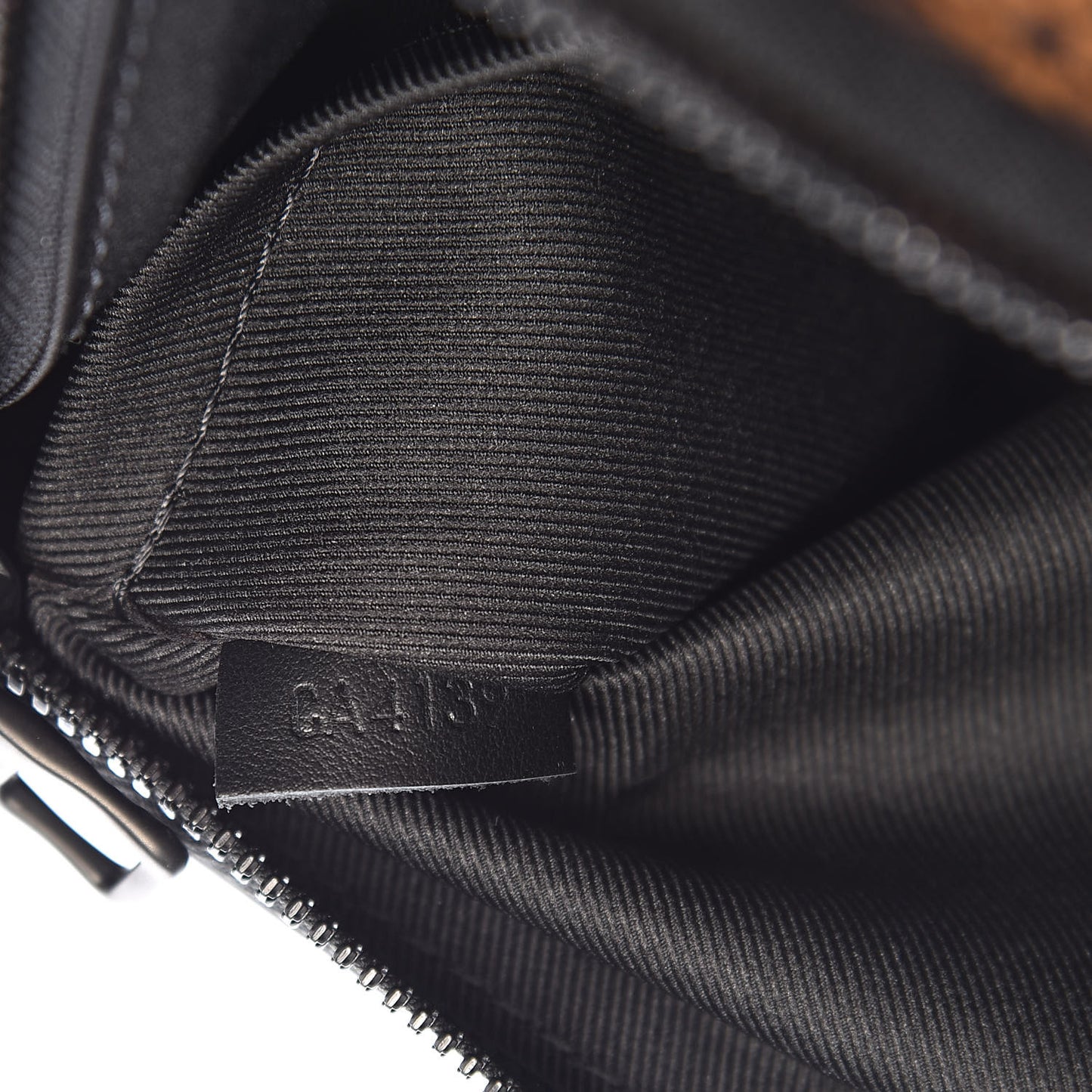 Monogram Tuffetage Triangle Messenger Black