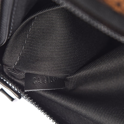 Louis Vuitton Monogram Tuffetage Triangle Messenger Black 8 of 12