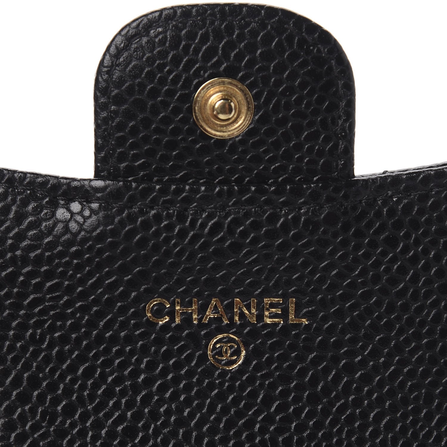 Chanel Caviar Quilted Flap Card Holder Black 6 of 11
