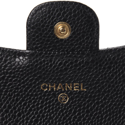 Chanel Caviar Quilted Flap Card Holder Black 6 of 11