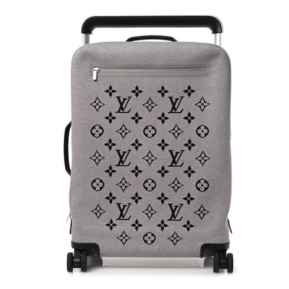 Louis Vuitton Knit Monogram Horizon Soft 55 Suitcase Grey 1 of 12