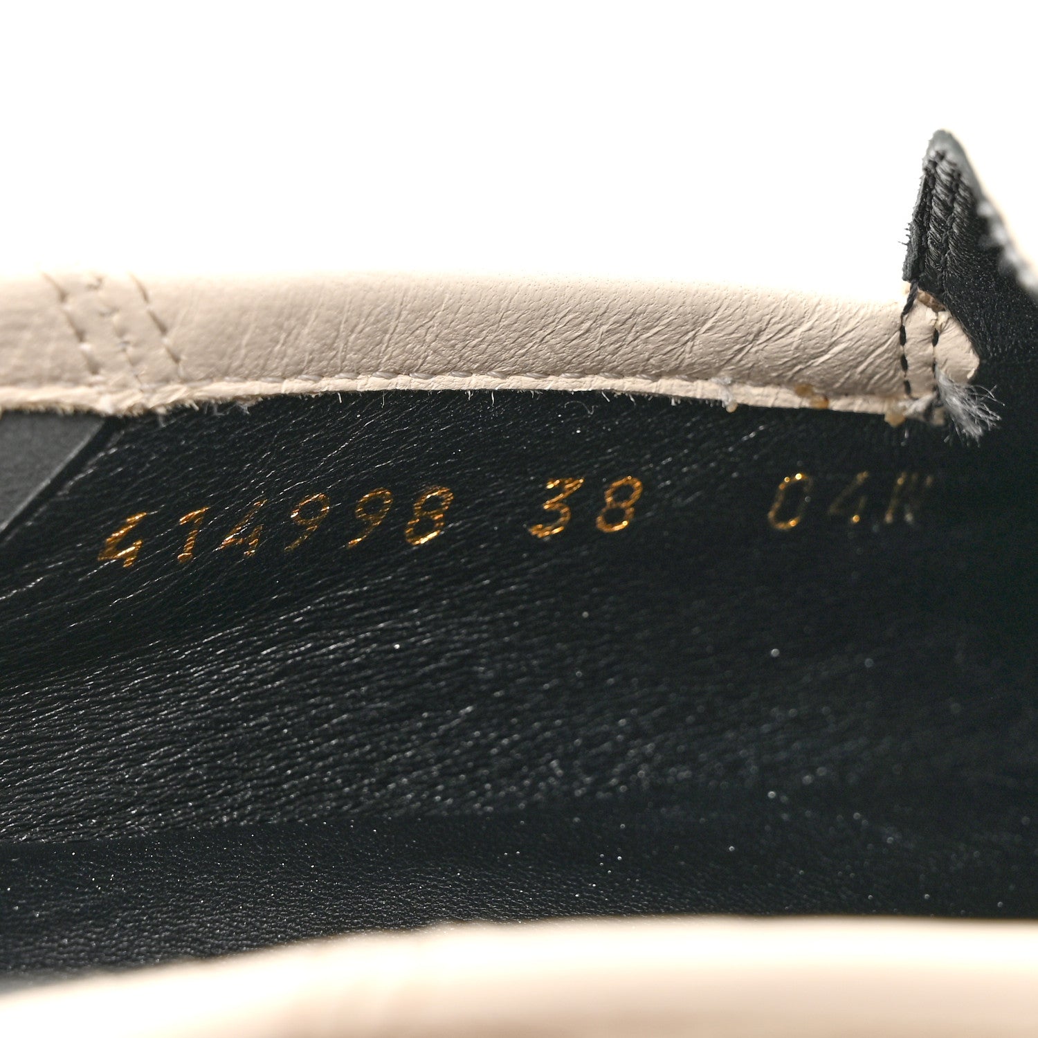 Gucci Lambskin Womens Brixton Horsebit Loafers 38 Mystic White 8 of 9