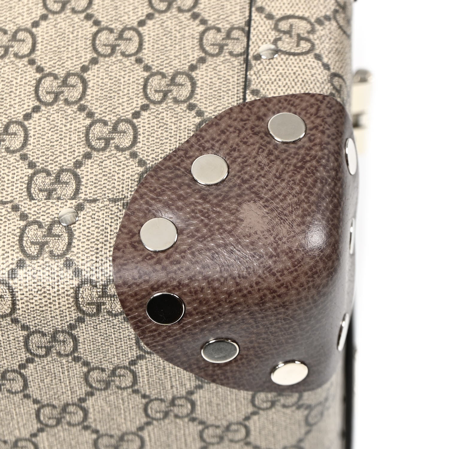 Gucci Supreme Monogram Globe-Trotter Carry-On Brown 11 of 11