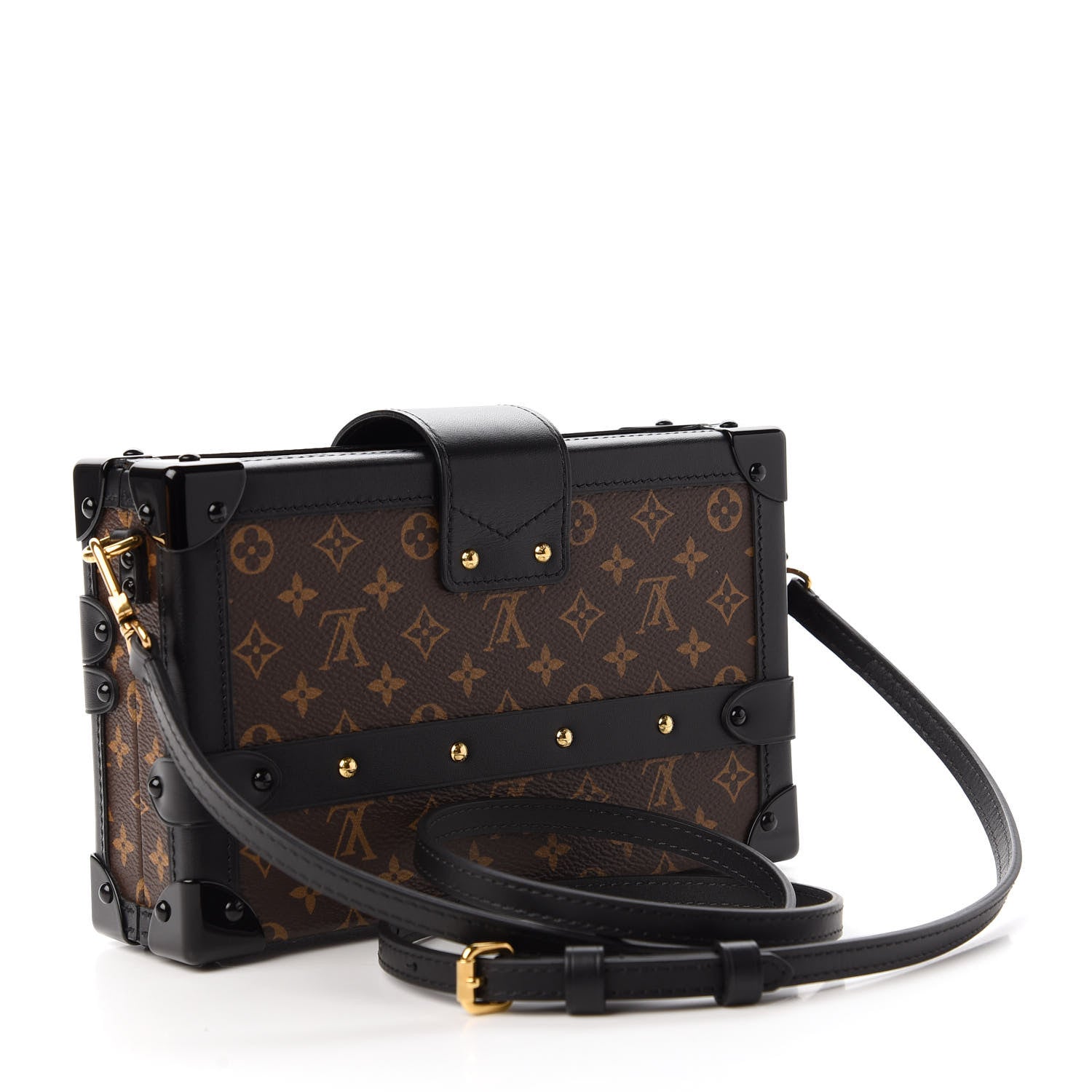 Louis Vuitton Monogram Petite Malle Black 3 of 10