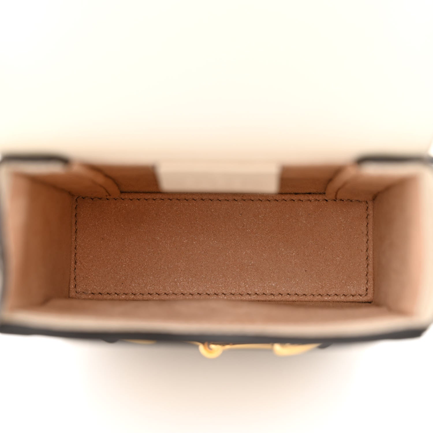 Gucci GG Supreme Monogram Azalea Calfskin Mini Horsebit 1955 Crossbody Bag Beige Ebony Mystic White 5 of 12