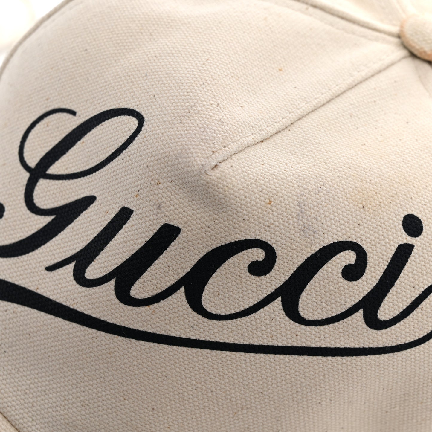 Canvas Logo Baseball Hat L Natural Blue