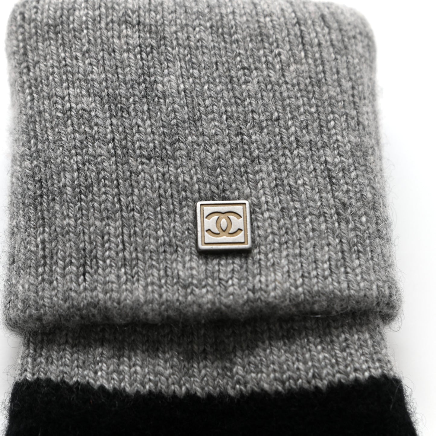 Cashmere CC Gloves Black Grey
