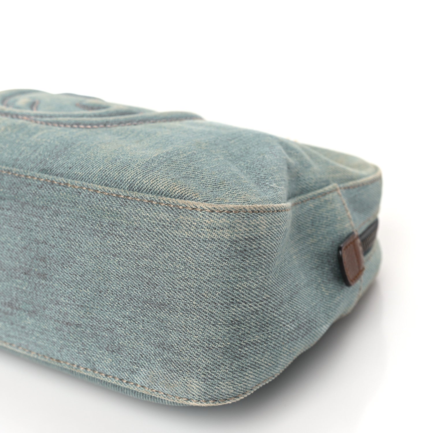 Gucci Denim Small Soho Bowler Blue 9 of 9