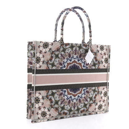 Christian Dior Canvas Embroidered KaleiDioroscopic Book Tote Multicolor 3 of 10