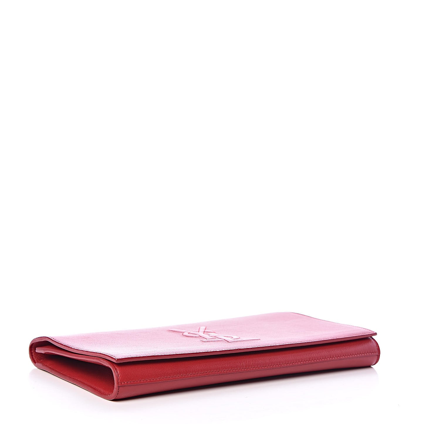 Calfskin Monogram Large Belle De Jour Clutch Red