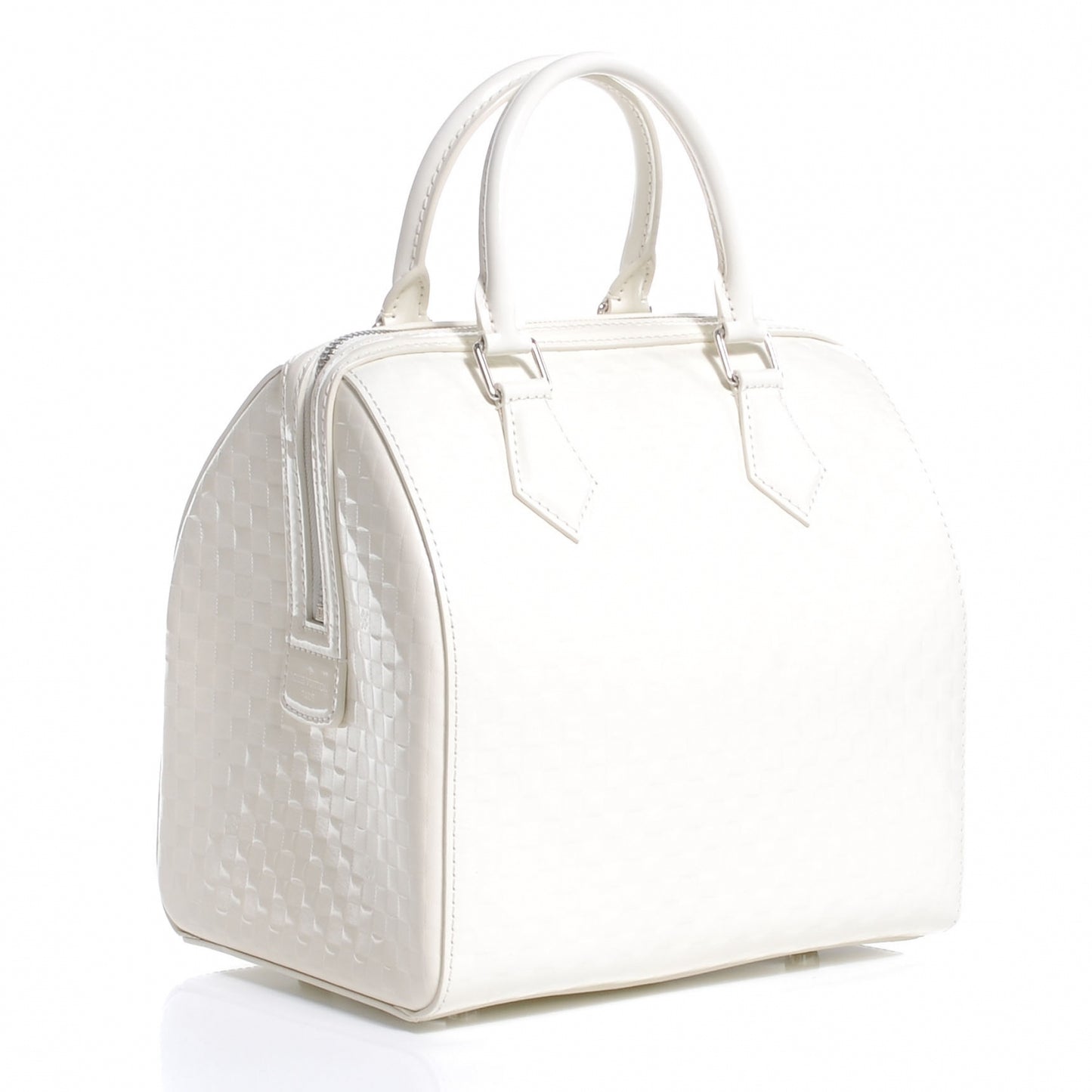 Damier Facette Speedy Cube MM Creme