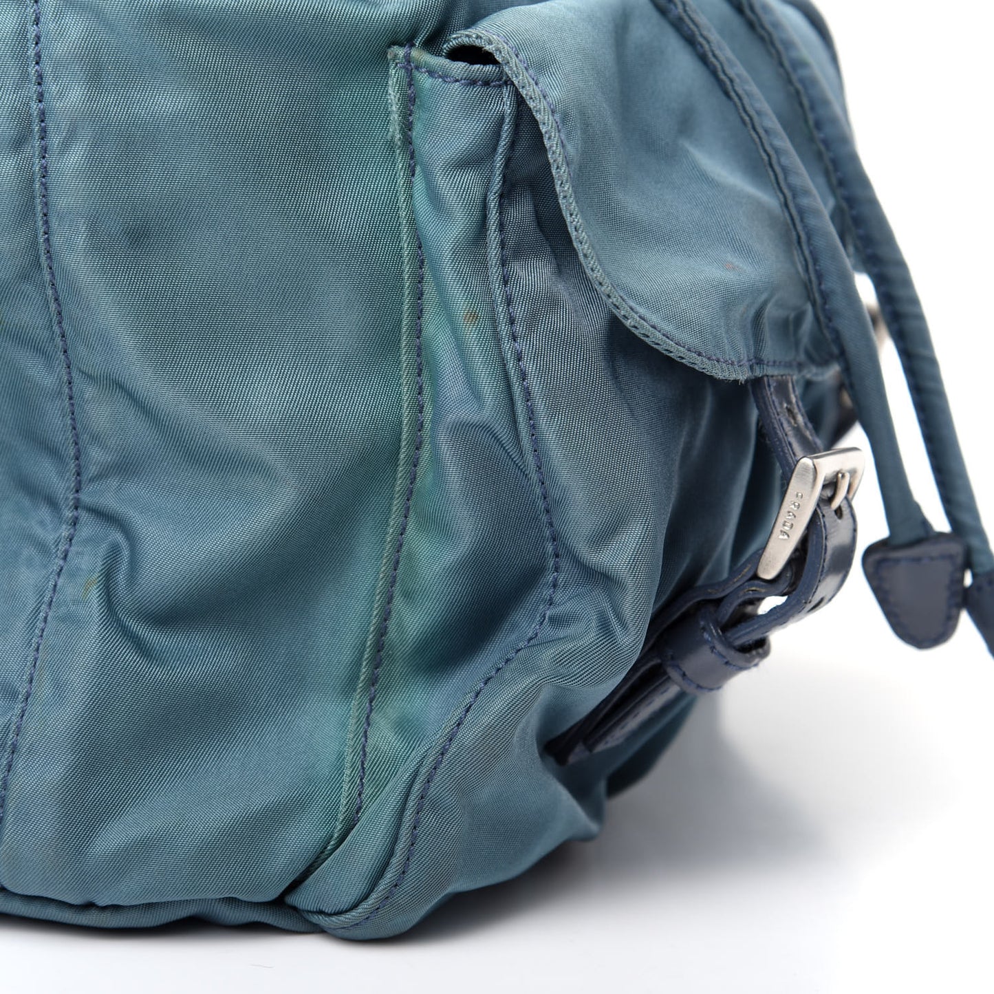 Tessuto Nylon Saffiano Vela Backpack Blue