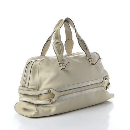 Gucci Calfskin Signature XL Bowler Ivory 3 of 16