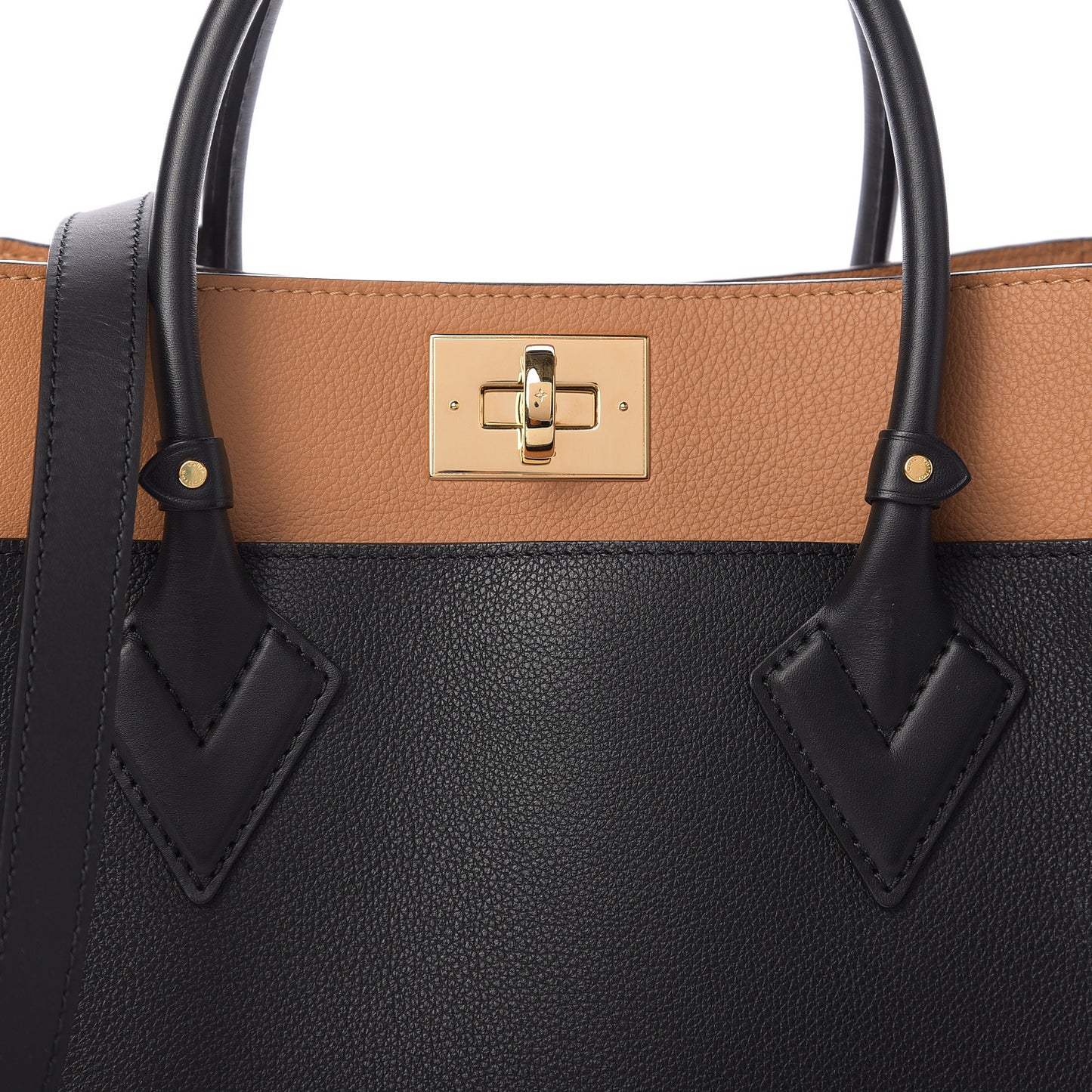 Calfskin Monogram On My Side Black