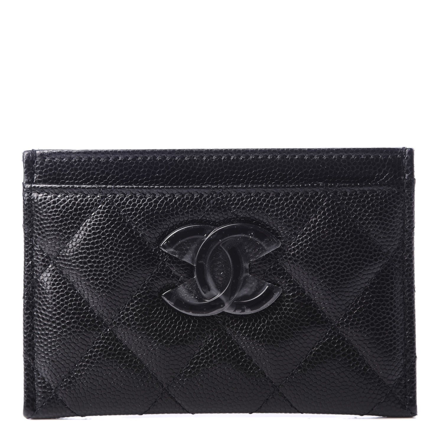 Chanel Caviar Quilted My Everything Card Holder Black 1 of 9