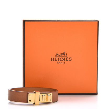 Hermes Swift Mini Dog Simple Tour Bracelet T2 Gold 7 of 7