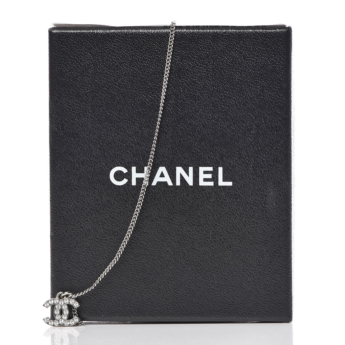 Crystal Timeless CC Necklace Silver