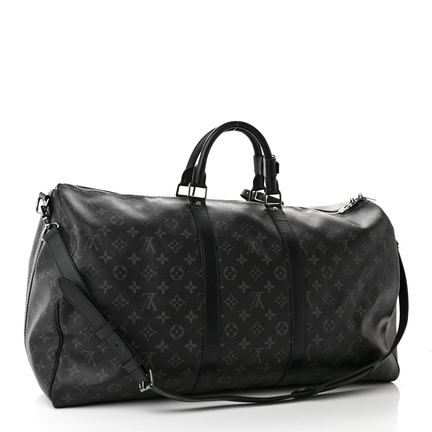 Louis Vuitton Monogram Eclipse Keepall Bandouliere 55 2 of 19