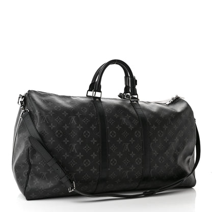 Louis Vuitton Monogram Eclipse Keepall Bandouliere 55 2 of 19